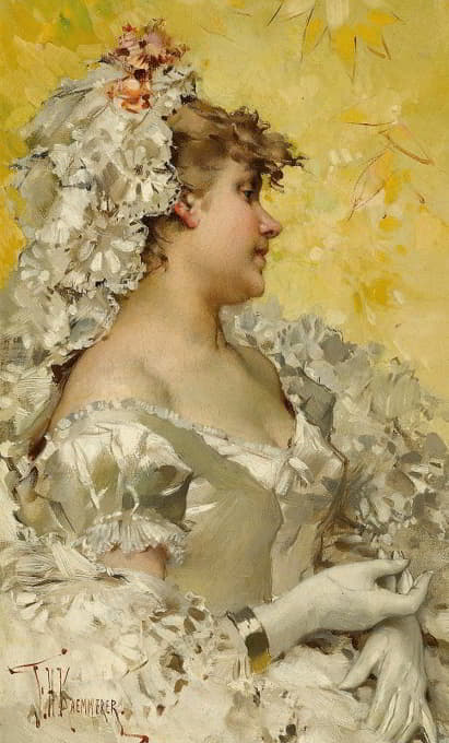 Frederik Hendrik Kaemmerer - Lady In White