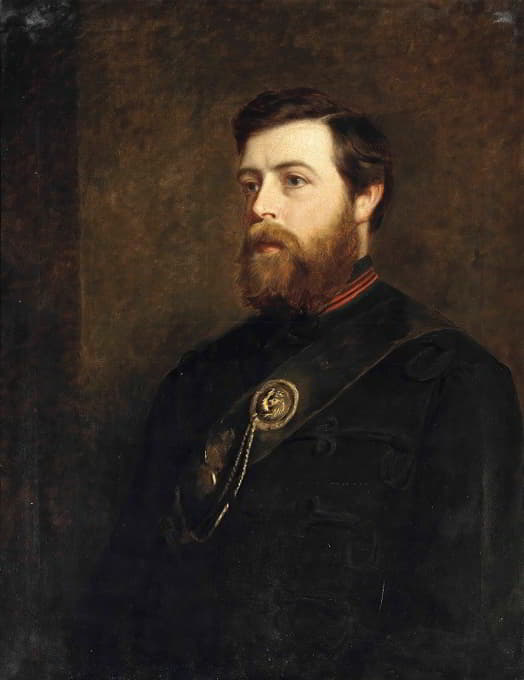 詹姆斯·潘顿·埃斯克（James Panton Esq.）的肖像，穿着国王皇家步枪队的制服（60英尺）
