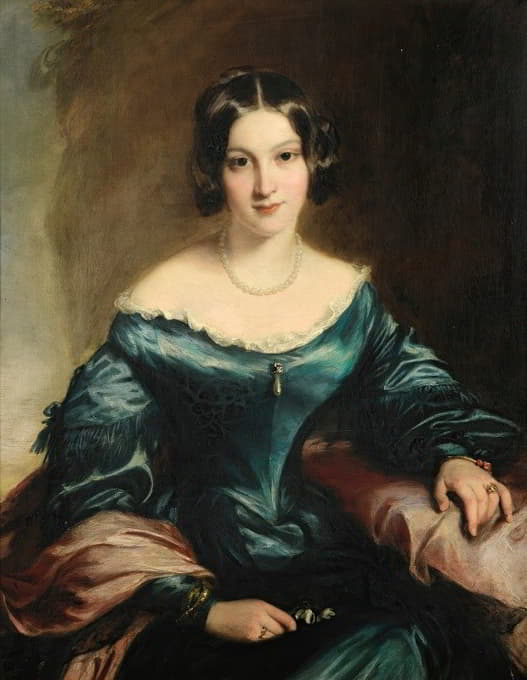 Sir Francis Grant - Portrait Of Lady Eleonor Fitzroy