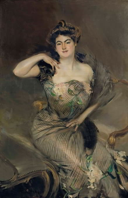 Giovanni Boldini - Portrait of Madame Arnold Seligmann