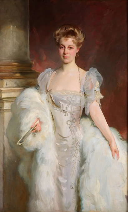 小J.P.摩根夫人肖像（nee Jane Norton Growth，1868-1925）