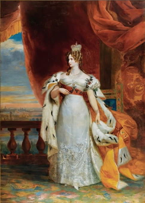 亚历山德拉·费多罗夫娜皇后画像