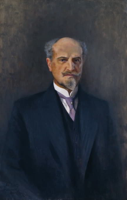 Bruno Liljefors - Portrait of Ernest Thiel