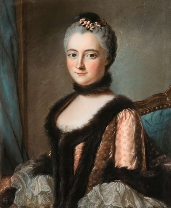 贝弗伦公爵夫人生锈的肖像画