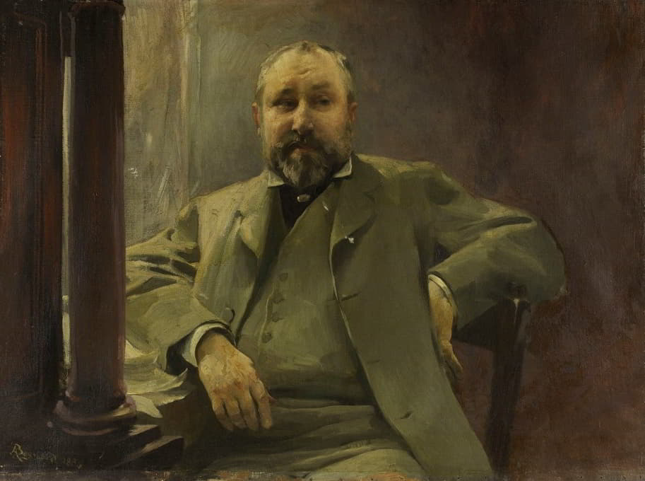 Albert Besnard - Portrait de Françis Magnard