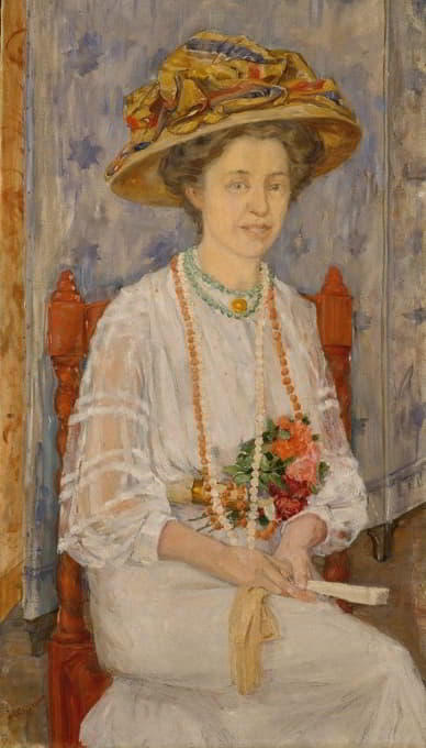 Anders Castus Svarstad - Portrait of Ingeborg Lercke