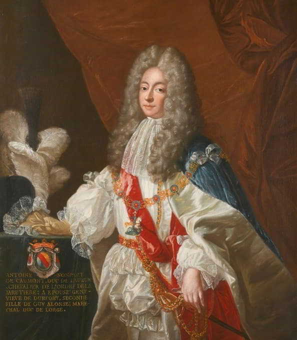 劳赞公爵安托万·诺帕尔·德·考蒙特肖像