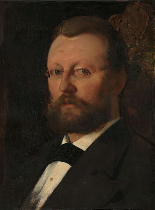 画家克里斯蒂安·迈耶·罗斯的肖像