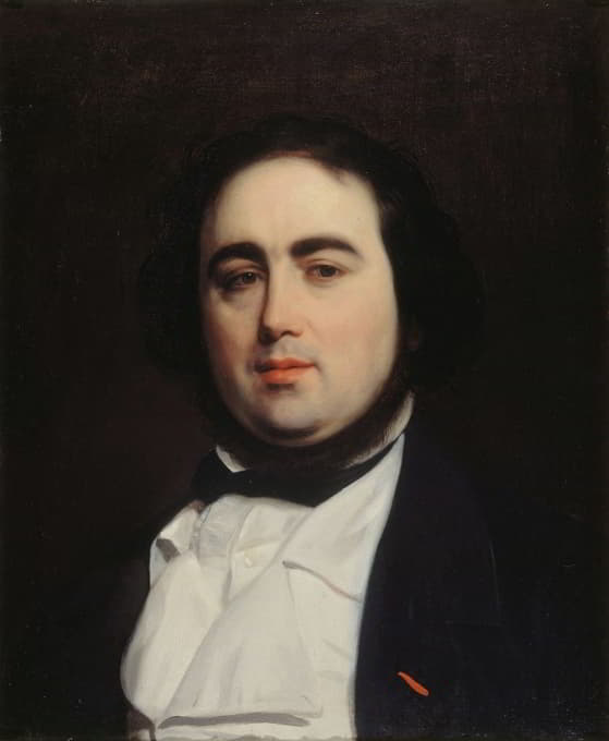 朱尔斯·贾宁肖像（1804-1874），作家和评论家