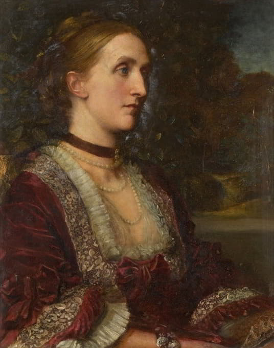 艾格尼丝·简·摩尔夫人肖像