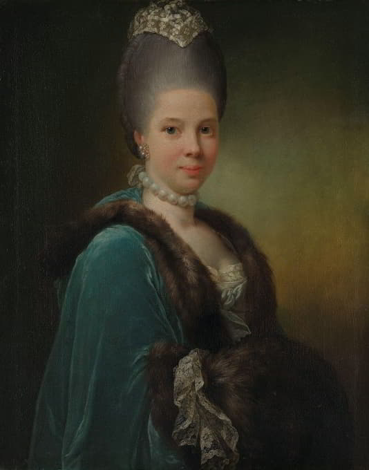 Jens Juel - Portrait of Bodilla Birgitte von Munthe af Morgenstierne