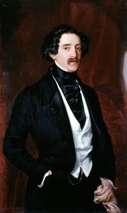 Victor-Louis Mottez - Portrait d’Edouard Caillard