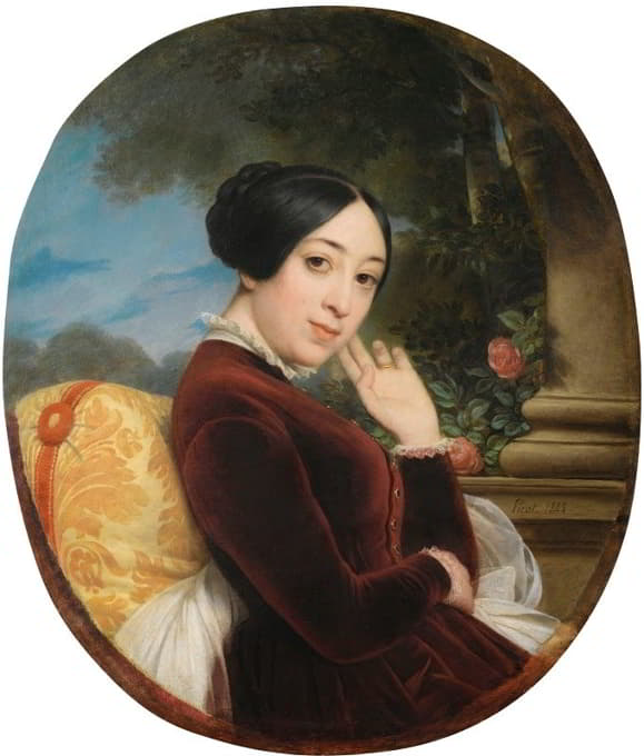 François-Edouard Picot - Presumed portrait of Pauline Viardot