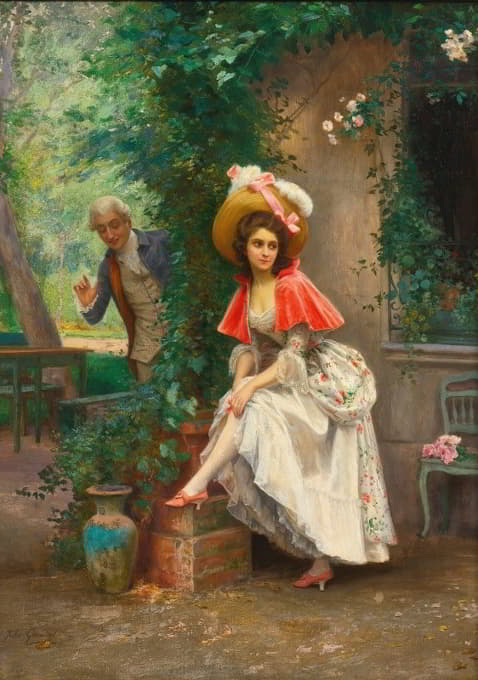 Jules Girardet - A finely turned ankle