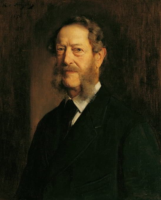Heinrich von Angeli - Der Dichter Anastasius Grün (alias Anton Alexander Graf von Auersperg)