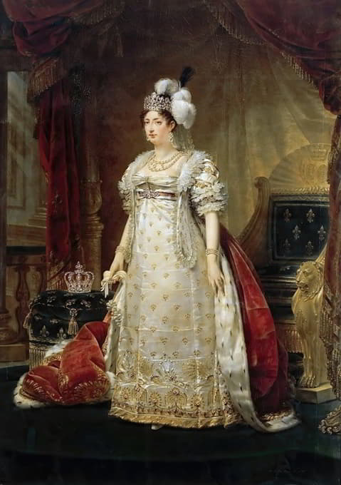 法国安古莱梅公爵夫人玛丽·塞雷塞·夏洛特肖像