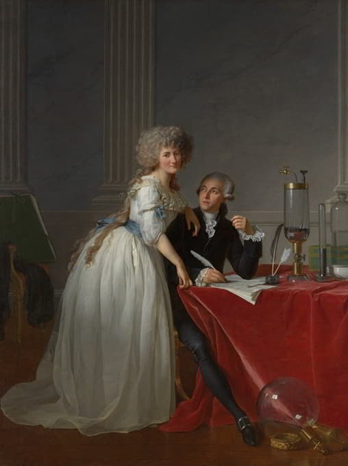 安托万·劳伦特·拉沃西耶（1743-1794）和玛丽·安妮·拉沃西耶（Marie Anne Pierrette Paulze，1758-1836）