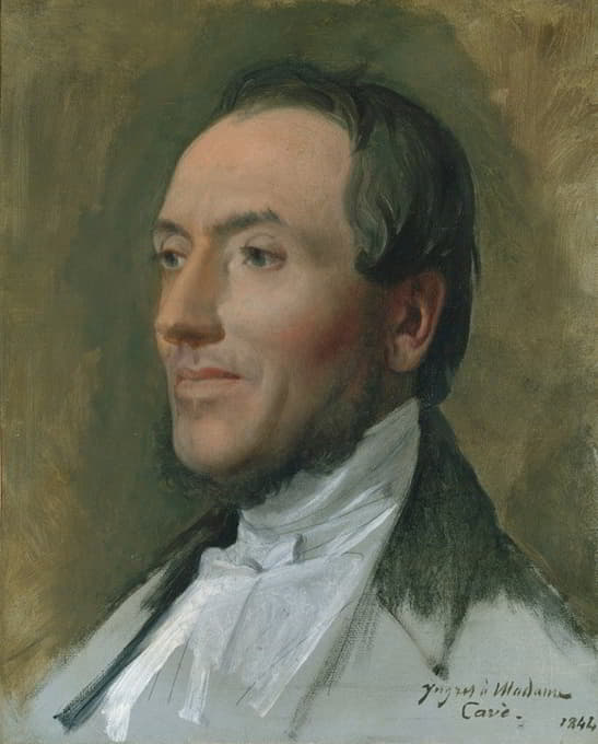 Jean Auguste Dominique Ingres - Edmond Cavé (1794–1852)