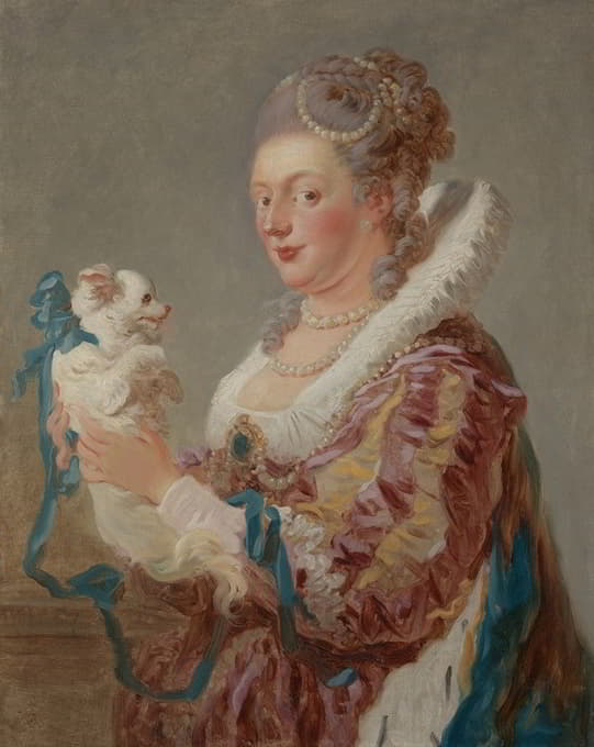Jean-Honoré Fragonard - A Woman with a Dog