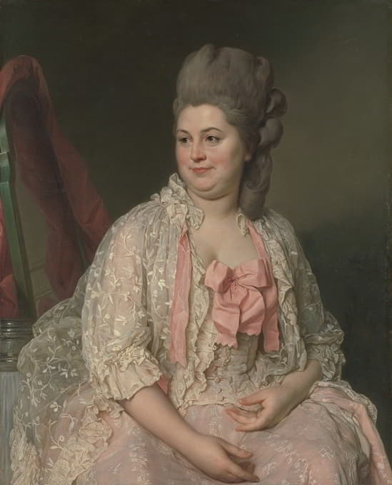 Joseph Siffred Duplessis - Madame de Saint-Morys (Eléonore Elisabeth Angélique de Beauterne, 1742–1824)