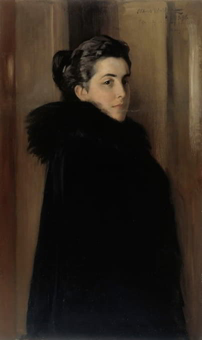艺术家妻子埃兰·爱德费尔特的肖像