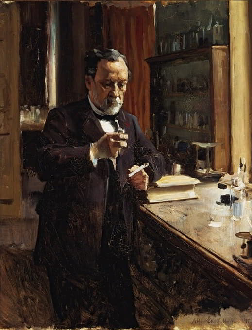 Albert Edelfelt - Study for the Portrait of Louis Pasteur