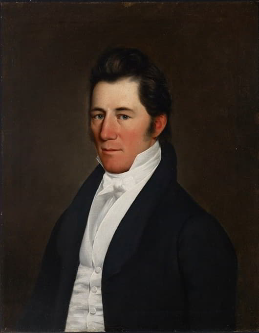 Alexander Bradford - Portrait of Dr. John H. Sanders