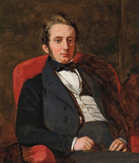 Augustus Leopold Egg - Portrait of Henry Charles Hamilton (1811-1872)