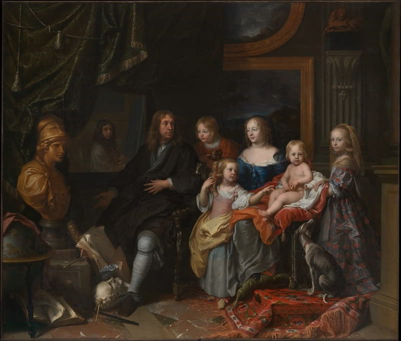埃弗哈德·贾巴赫（1618-1695）及其家人