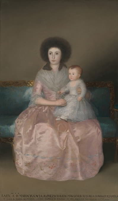 阿尔塔米拉伯爵夫人和她的女儿玛丽亚·奥古斯丁