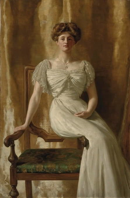 阁下的肖像。哈罗德·里奇夫人