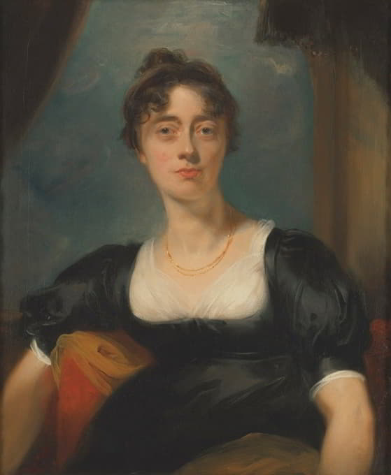一位女士的肖像，传统上被认为是贝文夫人