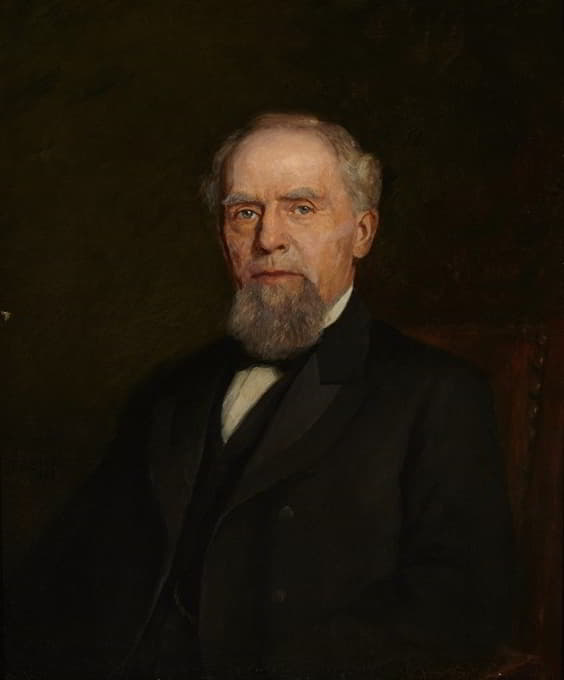 Theodore Clement Steele - Portrait of William J. Holliday