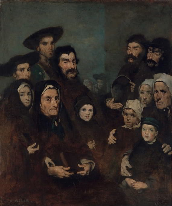 Théodule Ribot - Breton Fishermen and Their Families