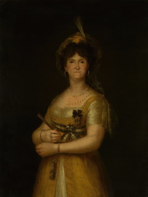 Anonymous - María Luisa of Parma (1751–1819), Queen of Spain (after Goya)
