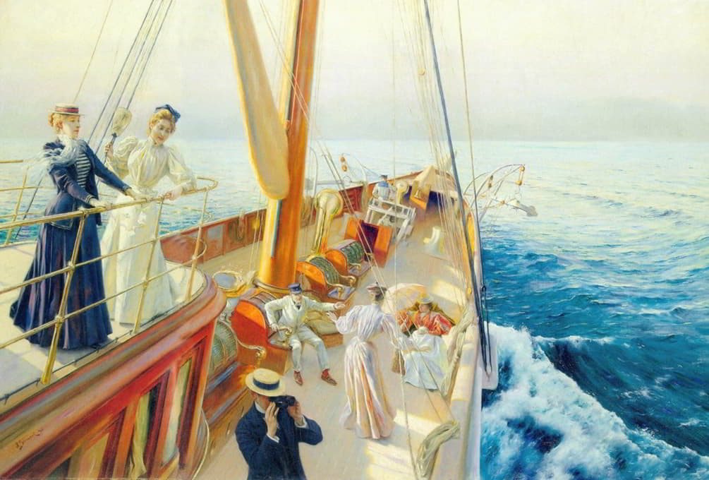 Julius Leblanc Stewart - Yachting the Mediterranean