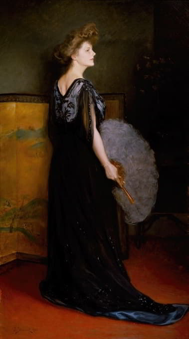 弗朗西斯·斯坦顿·布莱克夫人的肖像