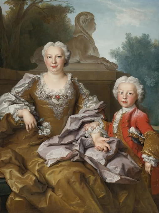 贝尔廷夫人和她的儿子巴尔塔扎尔·布鲁诺