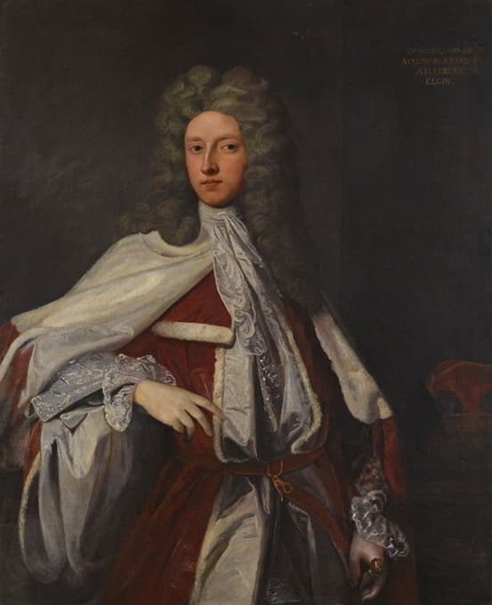 查尔斯·布鲁斯勋爵的肖像，后来的艾尔斯伯里第一侯爵（1773-1856）