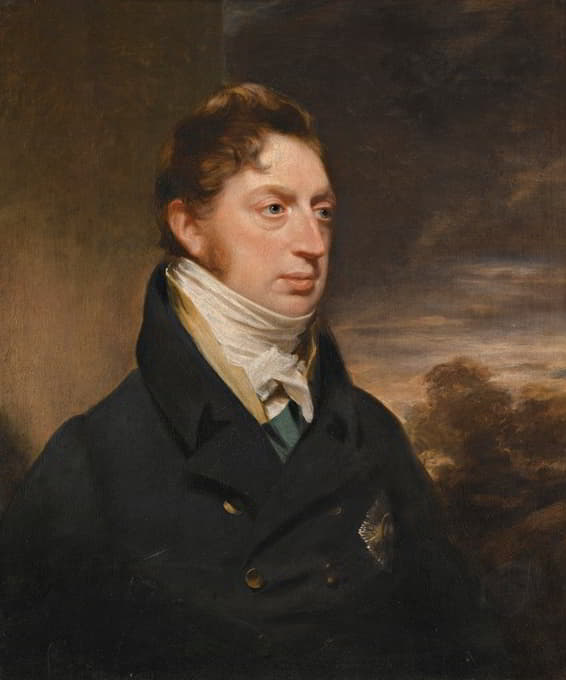 艾尔斯伯里第一侯爵查尔斯·布鲁德内尔·布鲁斯的肖像（1773-1856）