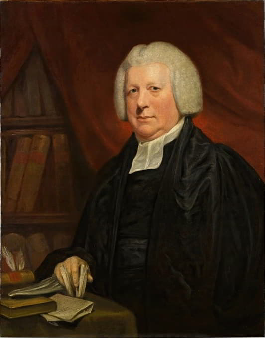 牧师的肖像。塞缪尔·格拉斯，德国联邦储备银行（1735-1812）