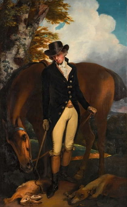 苏塞克斯郡金斯顿鲍西的托马斯·诺顿·埃斯克（1760-1803）肖像