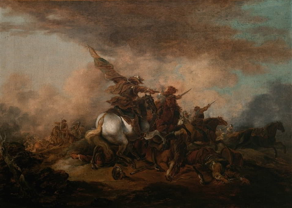 Aleksander Orłowski - Battle Scene