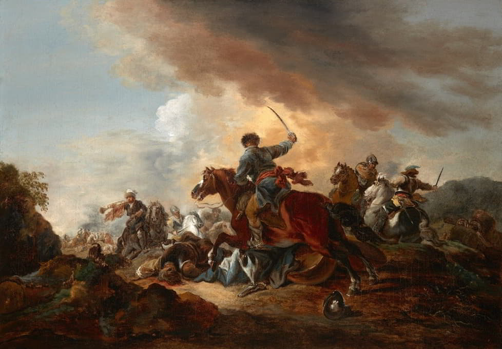 Aleksander Orłowski - Battle Scene