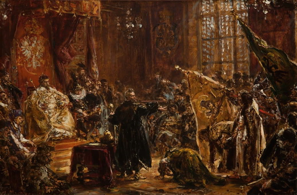 Jan Matejko - Shuysky Tsars at the Seym of Warsaw