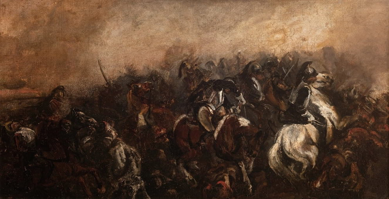 Piotr Michałowski - The Battle of Mozhaisk
