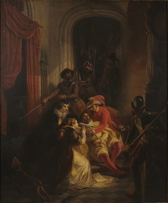 Jacob Joseph Eeckhout - Death of William the Silent