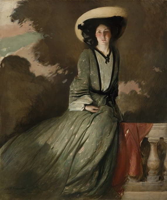 John White Alexander - Portrait of Mrs. John White Alexander