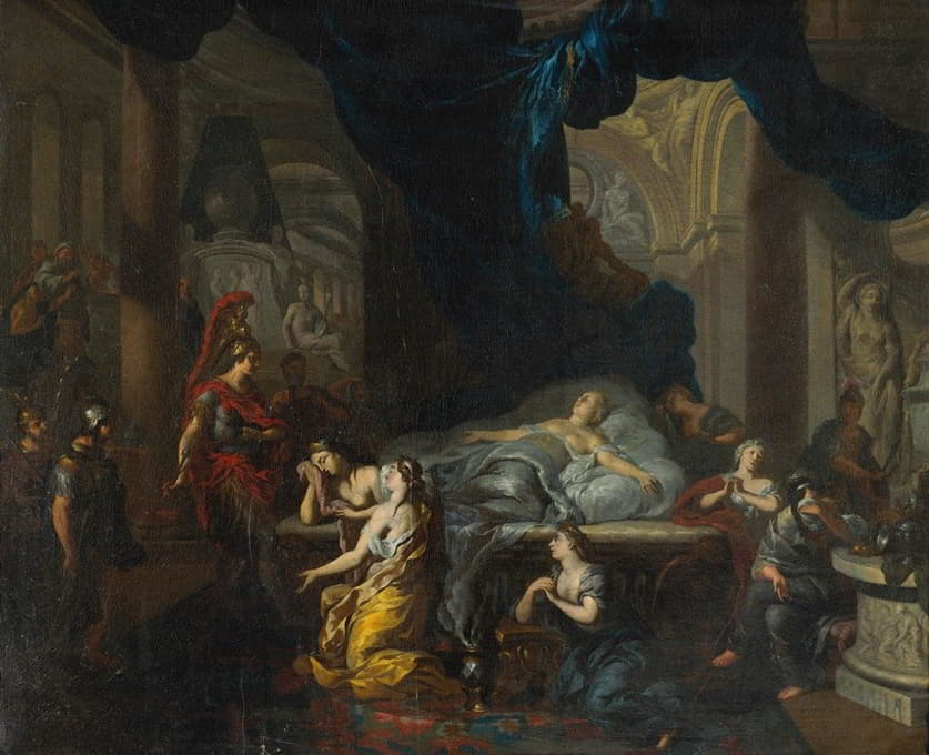 Ottmar Elliger the Younger - Death Of Cleopatra