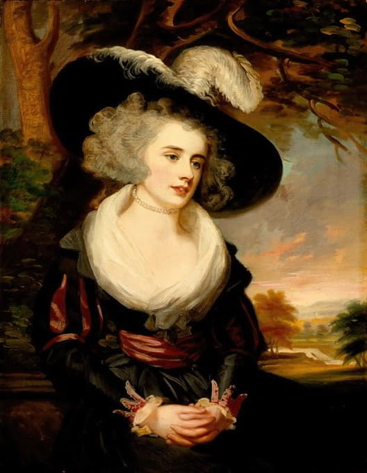 James Northcote - Portrait of Mrs. Smith Barwell, née Unwin